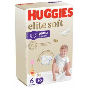 Huggies Elite Soft Pants Nohavičky plienkové jednorázové 6 (15-25 kg) 30 ks vyobraziť