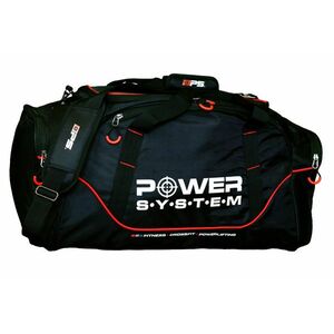 Power System Gym Bag Magna čierna-červená vyobraziť