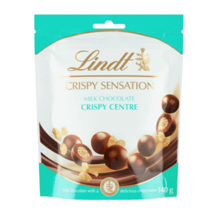 Lindt Sensation mliečne čokoládové bonbóny s náplňou z oblátky 140 g vyobraziť