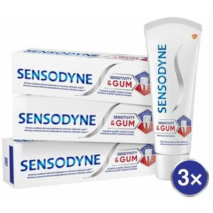 Sensodyne Zubná pasta Sens & Gum 3 x 75 ml vyobraziť
