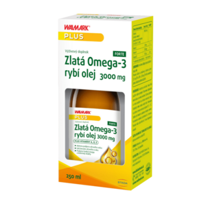 Walmark Zlatá Omega -3 Forte rybí olej 3000mg, 250 ml vyobraziť