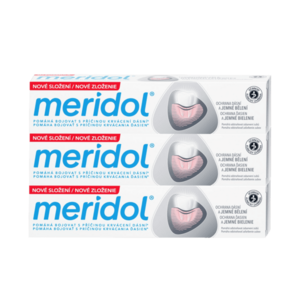 Meridol Zubná pasta Gum Protection & Gentle White na ochranu ďasien a jemné bielenie 3 x 75 ml vyobraziť
