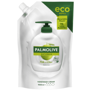 Palmolive Tekuté mydlo Naturals Olive & Milk náhradná náplň 1000 ml vyobraziť