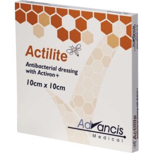 Advancis Medical ACTILITE krytie na rany antimikrobiálne, neadherentná viskóza, napustené manukou 10 ks vyobraziť