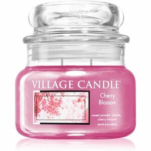 Village Candle Cherry Blossom vonná sviečka (Glass Lid) 262 g vyobraziť