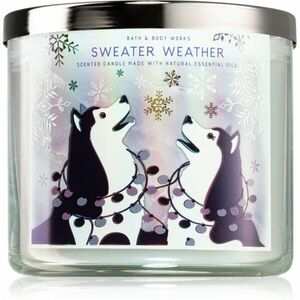 Bath & Body Works Sweater Weather vonná sviečka V. 411 g vyobraziť