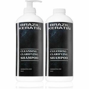 Brazil Keratin Clarifying Shampoo výhodné balenie (pre všetky typy vlasov) vyobraziť