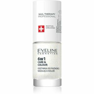 Eveline Cosmetics Nail Therapy Care & Colour kondicionér na nechty 6 v 1 odtieň Golden Glow 5 ml vyobraziť
