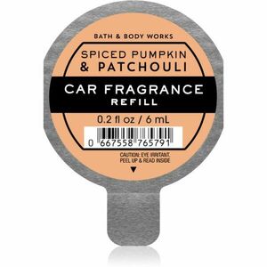 Bath & Body Works Spiced Pumpkin & Patchouli vôňa do auta náhradná náplň 6 ml vyobraziť