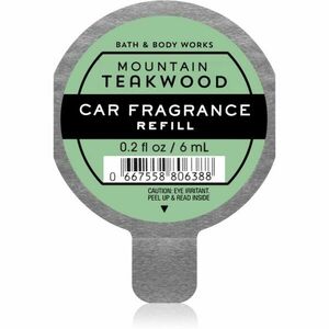 Bath & Body Works Mountain Teakwood vôňa do auta náhradná náplň 6 ml vyobraziť
