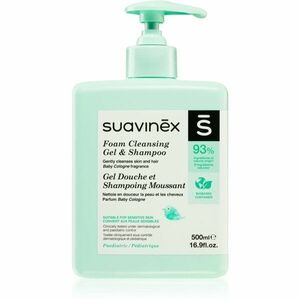 Suavinex Syndet Foaming Gel-Shampoo penový šampón pre deti od narodenia Baby Cologne 500 ml vyobraziť