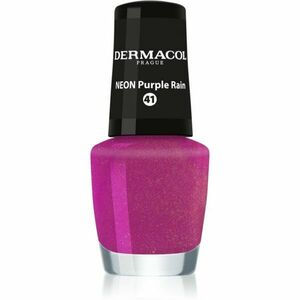 Dermacol Neon neónový lak na nechty odtieň 41 Purple Rain 5 ml vyobraziť