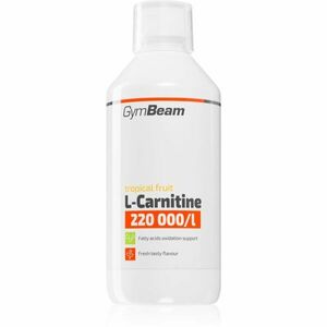 GymBeam L-Carnitine 220 000 mg/l spaľovač tukov príchuť Tropical Fruit 500 ml vyobraziť