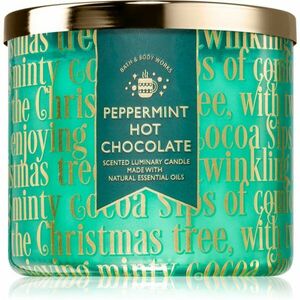 Bath & Body Works Peppermint Hot Chocolate vonná sviečka 411 g vyobraziť