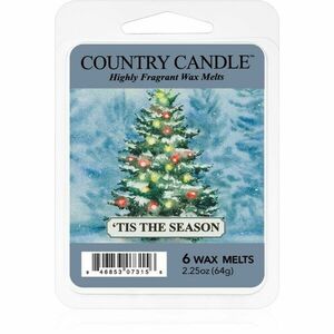 Country Candle 'Tis The Season vosk do aromalampy 64 g vyobraziť