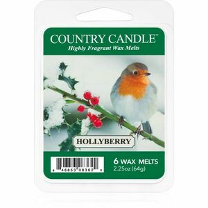 Country Candle Hollyberry vosk do aromalampy 64 g vyobraziť