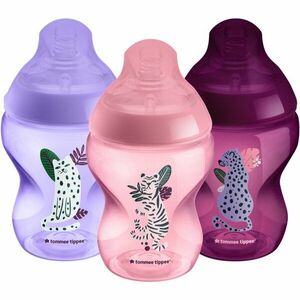 Tommee Tippee Closer To Nature Anti-colic Jungle Pinks dojčenská fľaša Slow Flow 0 m+ 3x260 ml vyobraziť