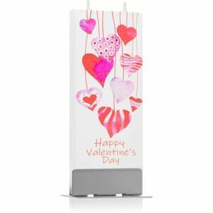 Flatyz Holiday Happy Valentine's Day dekoratívna sviečka 6x15 cm vyobraziť