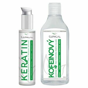 Clinical Keratín kúra + Kofeínový šampón sada (pre mužov aj ženy) vyobraziť