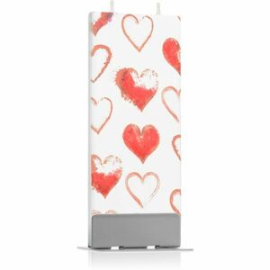 Flatyz Holiday Hearts dekoratívna sviečka 6x15 cm vyobraziť