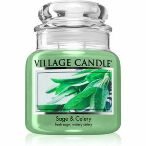 Village Candle Sage & Celery vonná sviečka 389 g vyobraziť