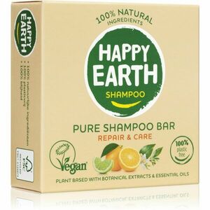 Happy Earth 100% Natural Shampoo Bar Dry & Damaged hair tuhý šampón pre suché a poškodené vlasy 70 g vyobraziť
