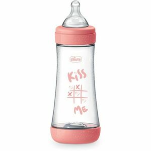 Chicco Perfect 5 dojčenská fľaša 4 m+ Fast Flow Pink 300 ml vyobraziť