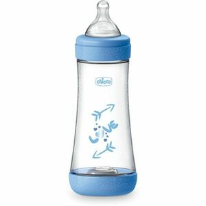 Chicco Perfect 5 dojčenská fľaša 4 m+ Fast Flow Blue 300 ml vyobraziť