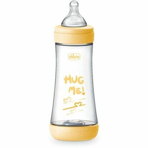 Chicco Perfect 5 dojčenská fľaša 4 m+ Fast Flow Yellow 300 ml vyobraziť