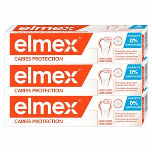 ELMEX Caries Protection zubná pasta proti zubnému kazu 3 x 75 ml vyobraziť