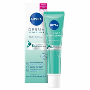 NIVEA Derma Skin Clear Nočný exfoliačný pleťový peeling 40 ml vyobraziť