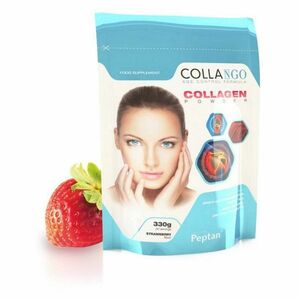 COLLANGO Collagen hydrolyzovaný kolagén s vitamínom C a so zinkom príchuť jahoda 330 g vyobraziť