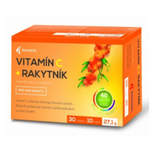 NOVENTIS Vitamín C + Rakytník 30 + 10 tabliet vyobraziť