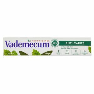 VADEMECUM Anti-Caries Mint&Sage Zubná pasta 75 ml vyobraziť