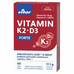 VITAR Vitamín K2 + D3 forte 60 tabliet vyobraziť