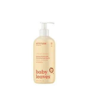 ATTITUDE Baby leaves detské telové mydlo a šampón 2 v 1 s vôňou hruškovej šťavy 473 ml vyobraziť