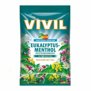 VIVIL Eukalyptus a mentol + 20 druhov bylín drops bez cukru 120 g vyobraziť