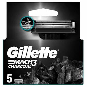 GILLETTE Mach3 Náhradná hlavica Charcoal 5 kusov vyobraziť