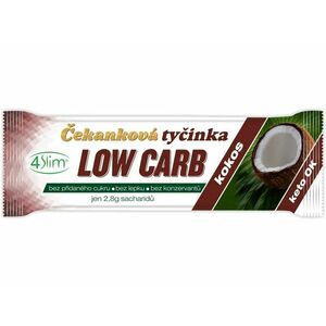 4SLIM Čakanková tyčinka Low Carb kokos 35 g vyobraziť