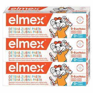 ELMEX Kids Detská zubná pasta pre deti od prvého zúbku do 6 rokov 3 x 50 ml vyobraziť