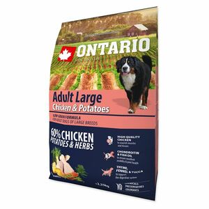 ONTARIO Dog Adult Large Chicken & Potatoes granule pre psov 2, 25 kg vyobraziť