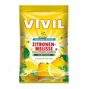 VIVIL Multivitamín citrón a medovka drops bez cukru 120 g vyobraziť