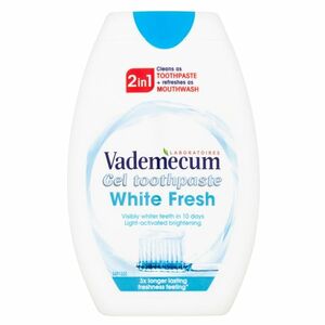 VADEMECUM White Fresh 2v1 Gélová zubná pasta 75 ml vyobraziť