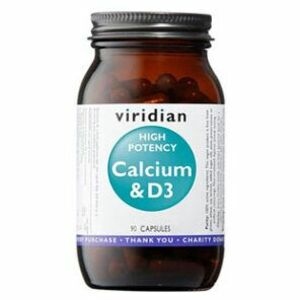 VIRIDIAN Nutrition High Potency Calcium & D3 90 kapsúl vyobraziť