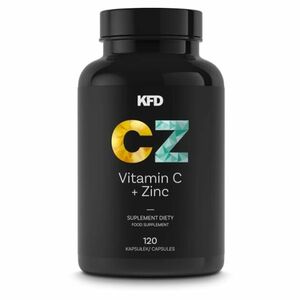 KFD Vitamín C 1000 mg + zinok 10 mg 120 kapsúl vyobraziť