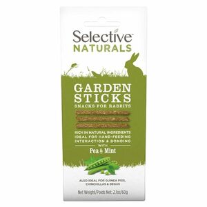SUPREME Selective naturals snack garden sticks hrášok s mätou 60 g vyobraziť