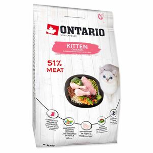 ONTARIO Kitten chicken granule pre mačky 1 ks, Hmotnosť balenia (g): 2 kg vyobraziť