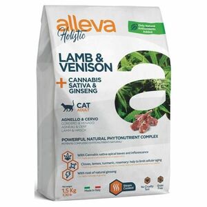 ALLEVA Holistic Adult Lamb&Venison granule pre mačky 1, 5 kg vyobraziť