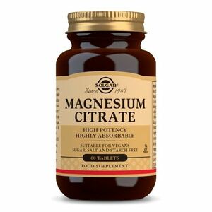 SOLGAR Magnesium citrát 200 mg 60 tablet vyobraziť