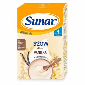 SUNAR Mliečna ryžová kaša vanilková 4m+ 210 g vyobraziť